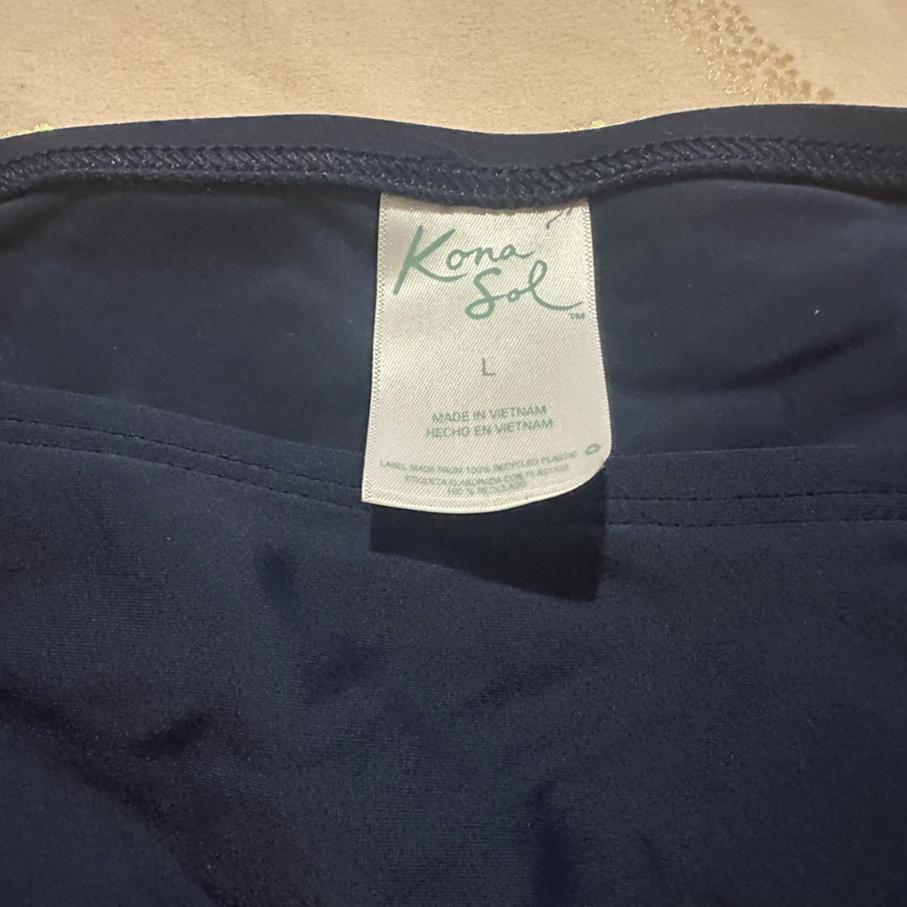Kona Sol Navy Halter Bikini Two-Piece - GUC - Picture 5 of 6